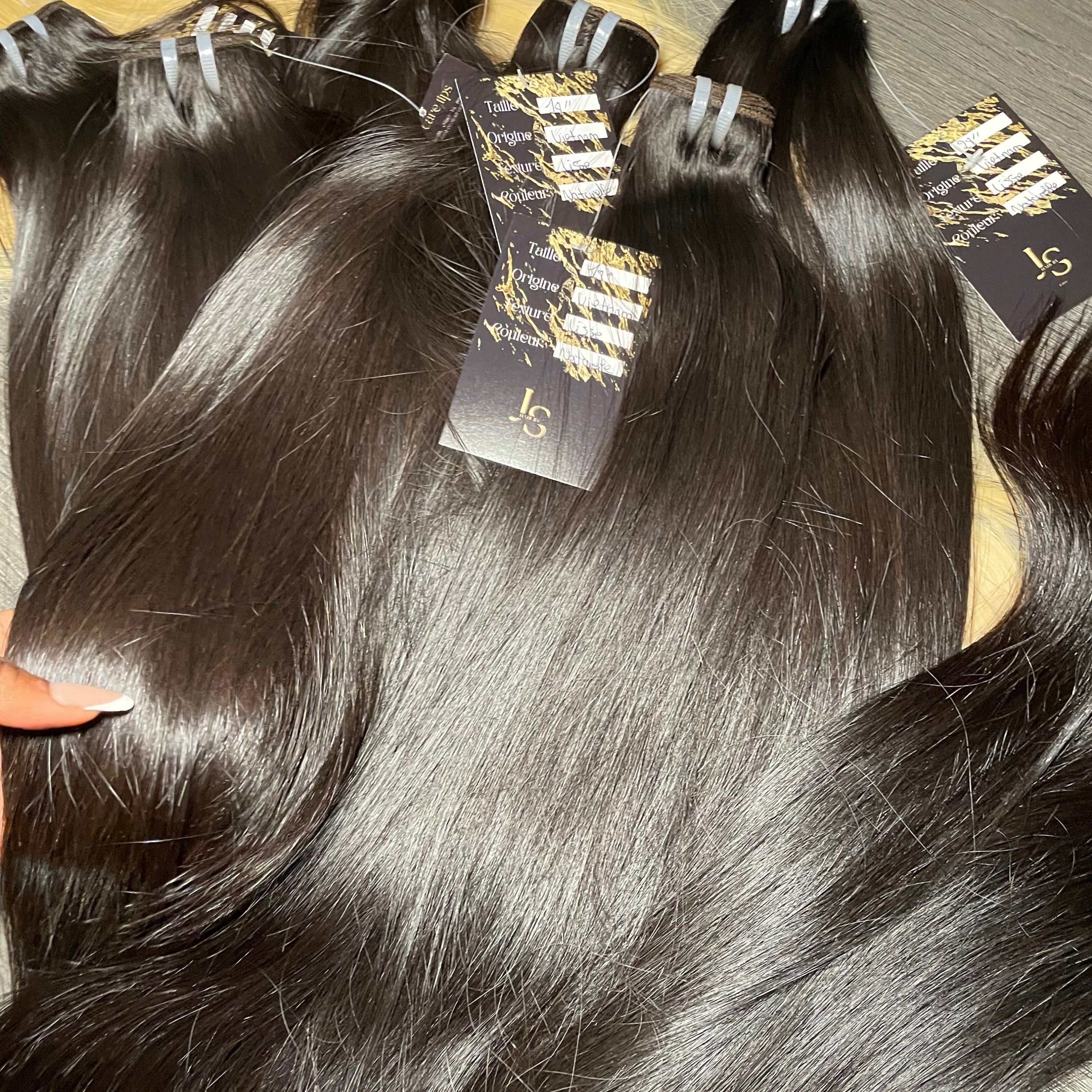 Raw hair lisse