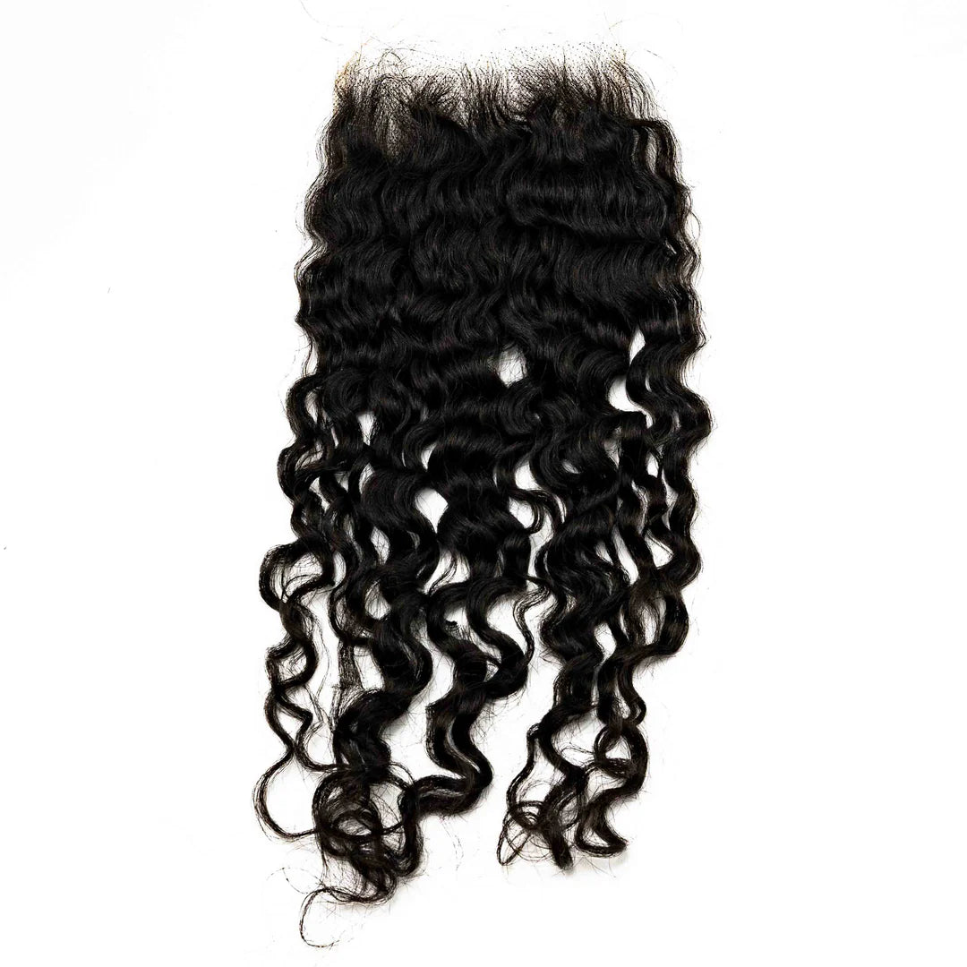 Closure HD bouclé - Raw Hair Précommande